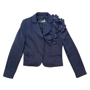 Love Moschino 3D Floral Button Jacket - 8